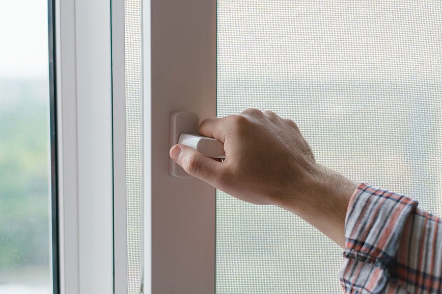 Pevné okenní sítě rámové