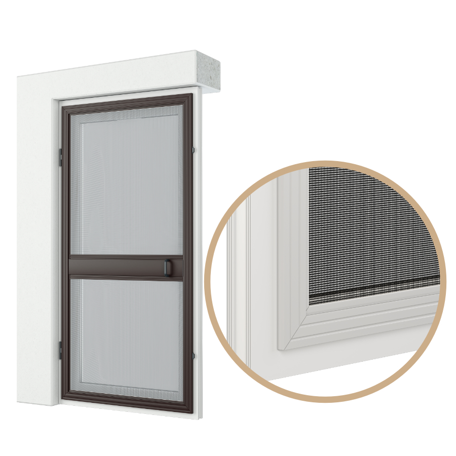 Síť dveřní profil DE 50×20 LUX